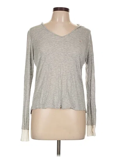 Pre-owned Calvin Klein Long Sleeve T-shirt In Gray