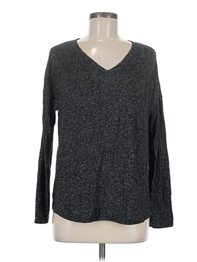 Pre-owned Calvin Klein Long Sleeve T-shirt In Gray