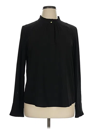 Pre-owned Calvin Klein Long Sleeve Turtleneck In Black