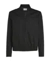 Shop Calvin Klein Long-sleeved Casual Jacket In Black