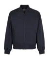 Calvin Klein Bomber Jacket In Technical Fabric In Black