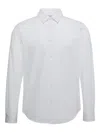 Calvin Klein Long-sleeved Cotton Shirt In White