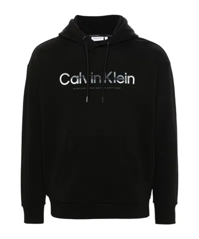 CALVIN KLEIN LONG-SLEEVED HOODED SWEATER