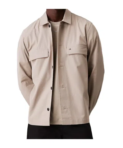 Calvin Klein Long-sleeved Shirt In Nude