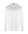 Calvin Klein Long Sleeved Buttoned Shirt In White