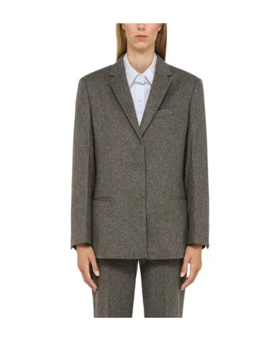 CALVIN KLEIN LONG-SLEEVED SUIT COAT