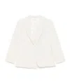 Calvin Klein Seersucker Blazer In White