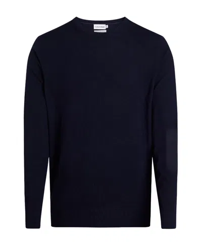 Calvin Klein Long-sleeved Sweater In Black