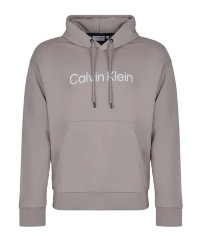 Calvin Klein Long-sleeved Sweater In Gray