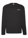 Calvin Klein Long-sleeved T-shirt In Black