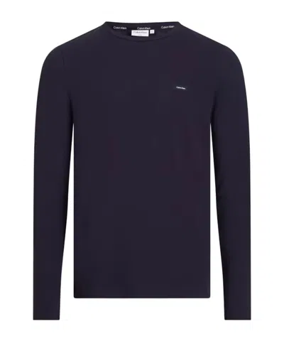 Calvin Klein Long Sleeved T-shirt In Black