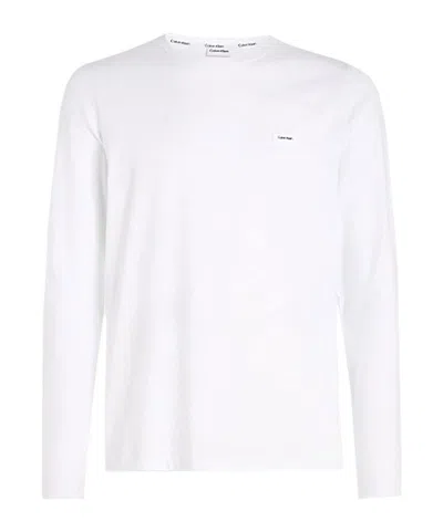 Calvin Klein Long Sleeved T-shirt In White