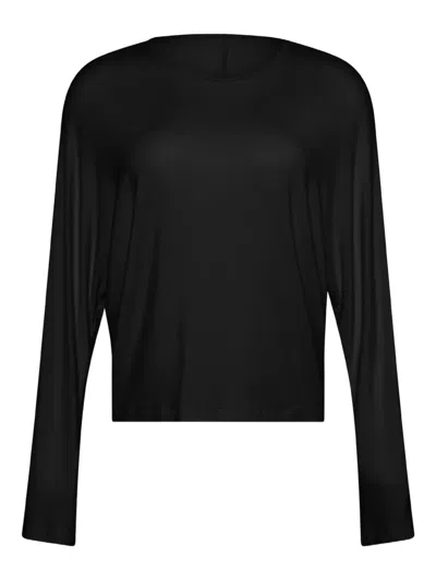 Calvin Klein Long-sleeves T-shirt In Black