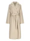 Calvin Klein Long Trench Coat - Beige