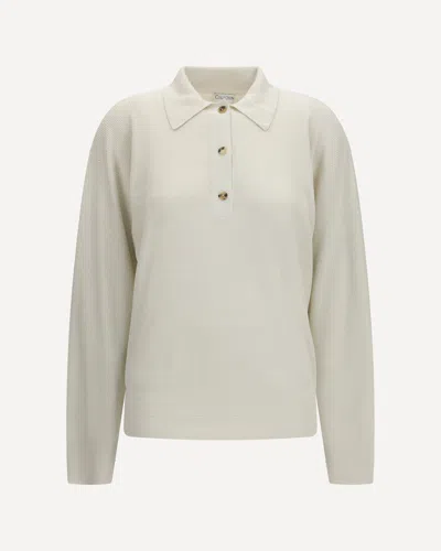 Calvin Klein Long-sleeve Sweater In White