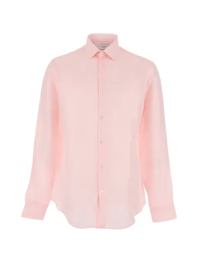 Calvin Klein Long-sleeved Shirt In Pink