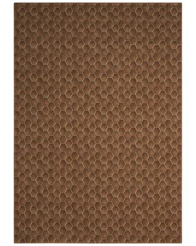 Calvin Klein Loom Select Neutrals Indoor Wool Area Rug In Brown
