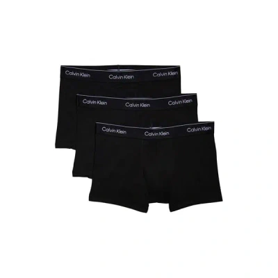 Calvin Klein Lot De 3 Boxers En Coton In Black