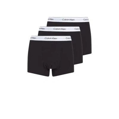 Calvin Klein Icon Cotton Stretch 3 Pack Darted Briefs In Black