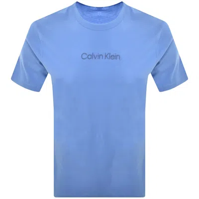Calvin Klein Lounge Crew Neck T Shirt Blue