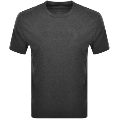 Calvin Klein Lounge Logo T Shirt Grey In Gray