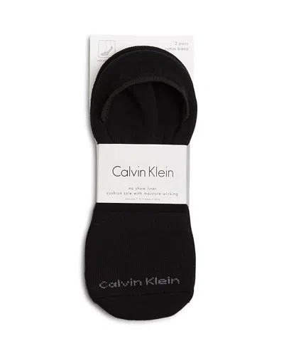 CALVIN KLEIN LOW CUT CUSHION SOLE SOCKS, PACK OF 2,ACV378