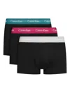 Calvin Klein Low-rise Boxers (pack Of Three) In Black