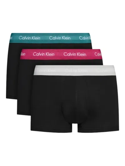 Calvin Klein Low-rise Boxers (pack Of Three) In Black