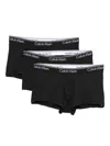 Calvin Klein Low Rise Trunk 3-pack In Black