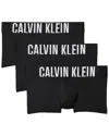Calvin Klein Low Rise Trunk 3-pack In Black
