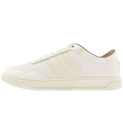 Calvin Klein Low Top Logo Trainers White