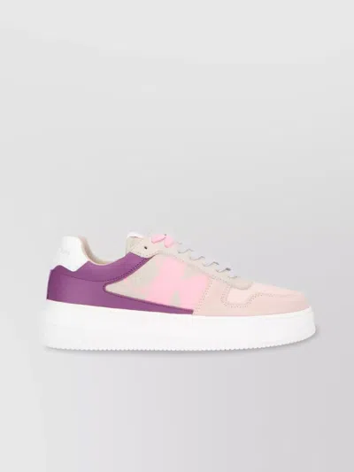 CALVIN KLEIN LOW-TOP PANELLED SNEAKERS RUBBER SOLE