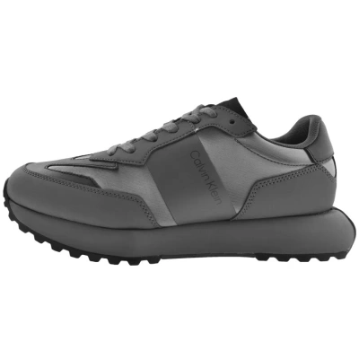 Calvin Klein Low Top Trainers Grey In Gray