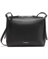 Calvin Klein Lowen Crossbody Bag In Black,white