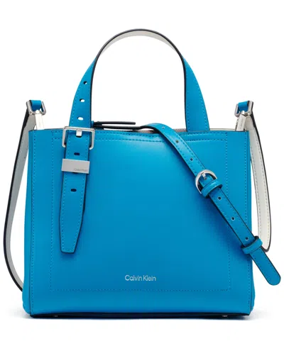 Calvin Klein Lowen Crossbody In Corsica,cherub White