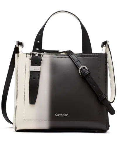 Calvin Klein Lowen Ombre Crossbody In Black Multi