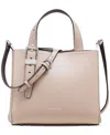 Calvin Klein Lowen Triple Compartment Adjustable Crossbody In Silv Mink