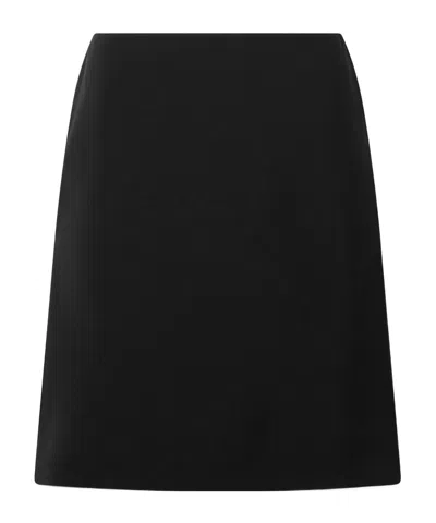 Calvin Klein Luna Satin Skirt In Black