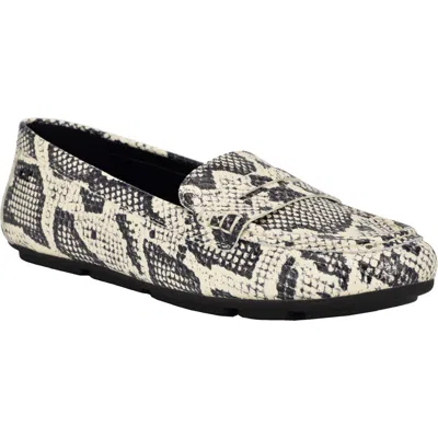 Calvin Klein Lunya Penny Loafer In Black/white