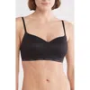 Calvin Klein Luxe Wireless Bra In Black