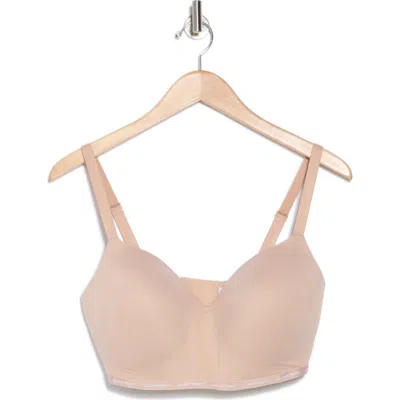 Calvin Klein Luxe Wireless Bra In Cedar