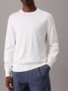 Calvin Klein Luxury Cotton Sweater In Gray