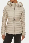 Calvin Klein Lw Padded Waist Shocking Jacke In Beige