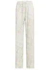 Calvin Klein Lw Shiny Satin Pyjama Pant In Beige