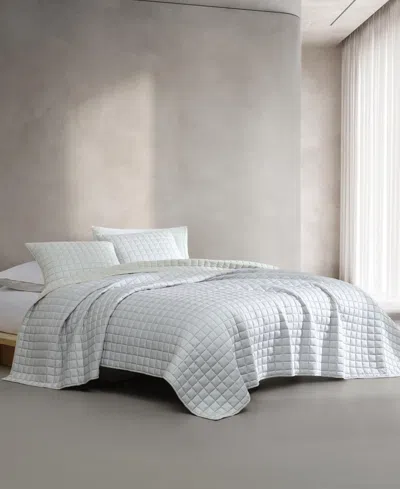 CALVIN KLEIN TENCEL SOLID REVERSIBLE 3-PC. QUILT SET, KING