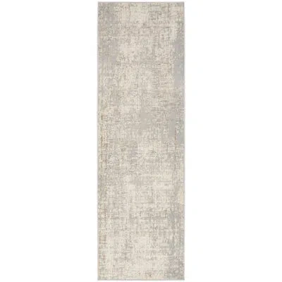 Calvin Klein Machine Made Power Loomed Polyester Area Rug In Beige