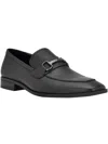 Calvin Klein Malcome 2 Mens Leather Slip-on Loafers In Black