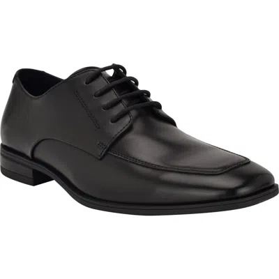 Calvin Klein Malike Square Toe Derby In Black