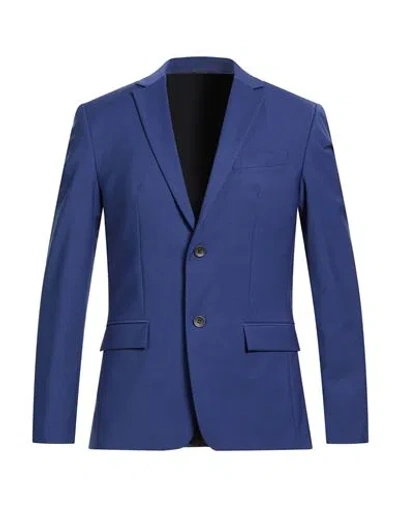 Calvin Klein Man Blazer Blue Size 42 Wool, Polyester, Elastane
