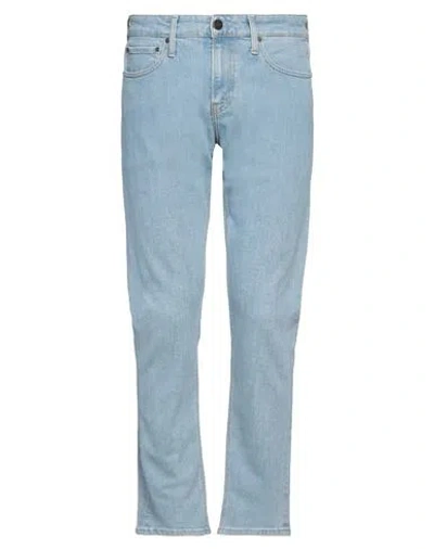 Calvin Klein Man Jeans Blue Size 31w-30l Cotton, Polyester, Elastane
